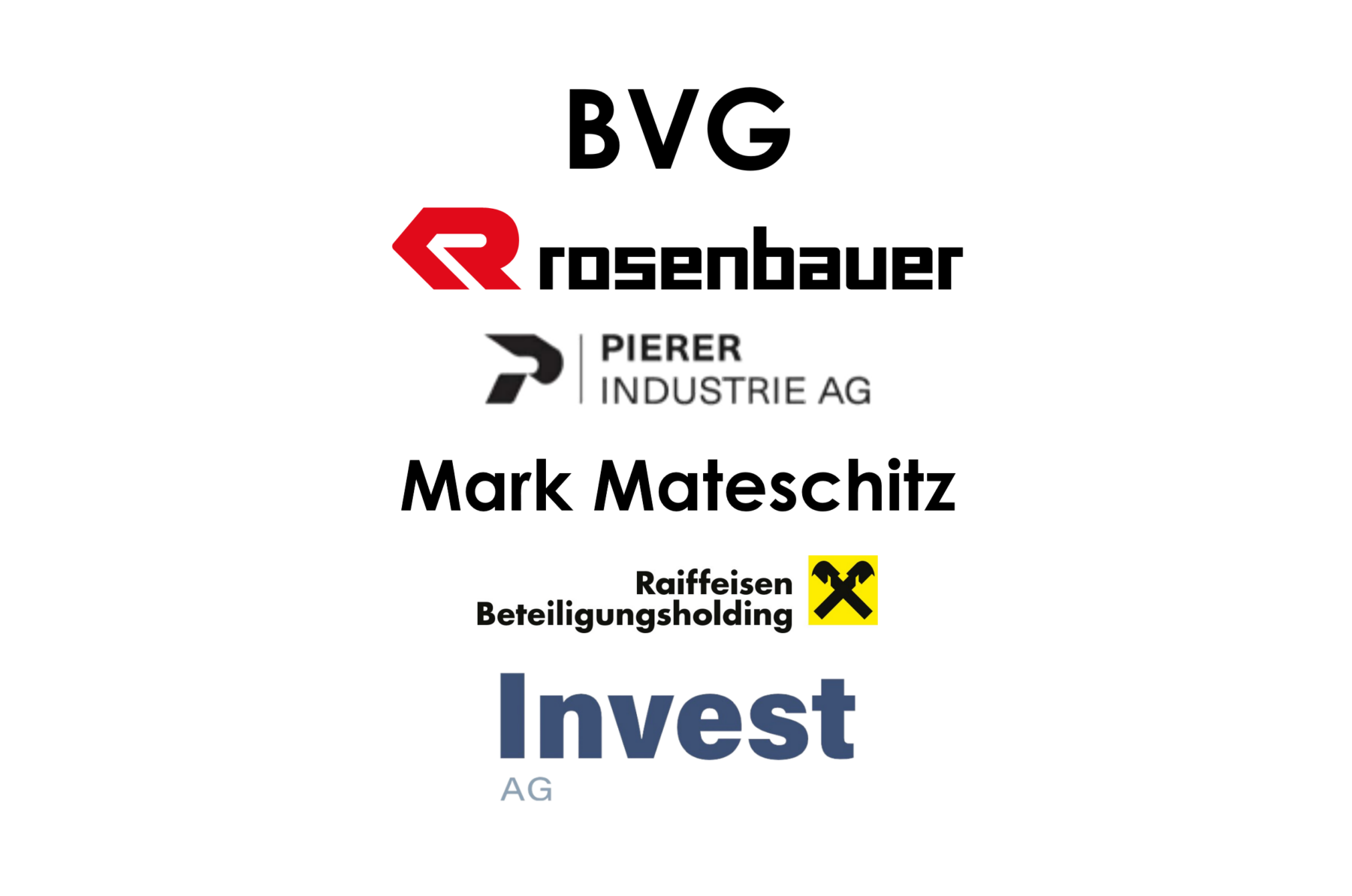 Logo's of BVG to sell a share package in publicly listed Rosenbauer [WBAG:ROS] to an investor consortium