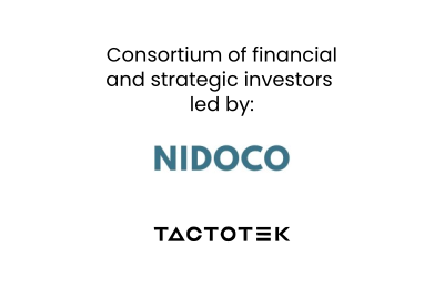 Logo's of New equity capital raised from strategic and financial investors